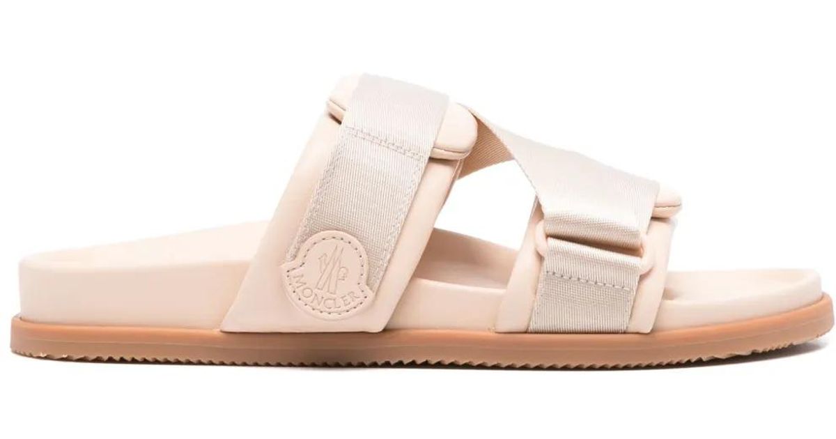 Moncler Mon Summer サンダル ピンク | Lyst