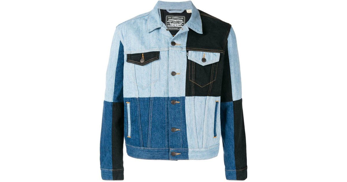 Gosha Rubchinskiy Levi's Patchwork Jacket in Blue for Men | Lyst Australia