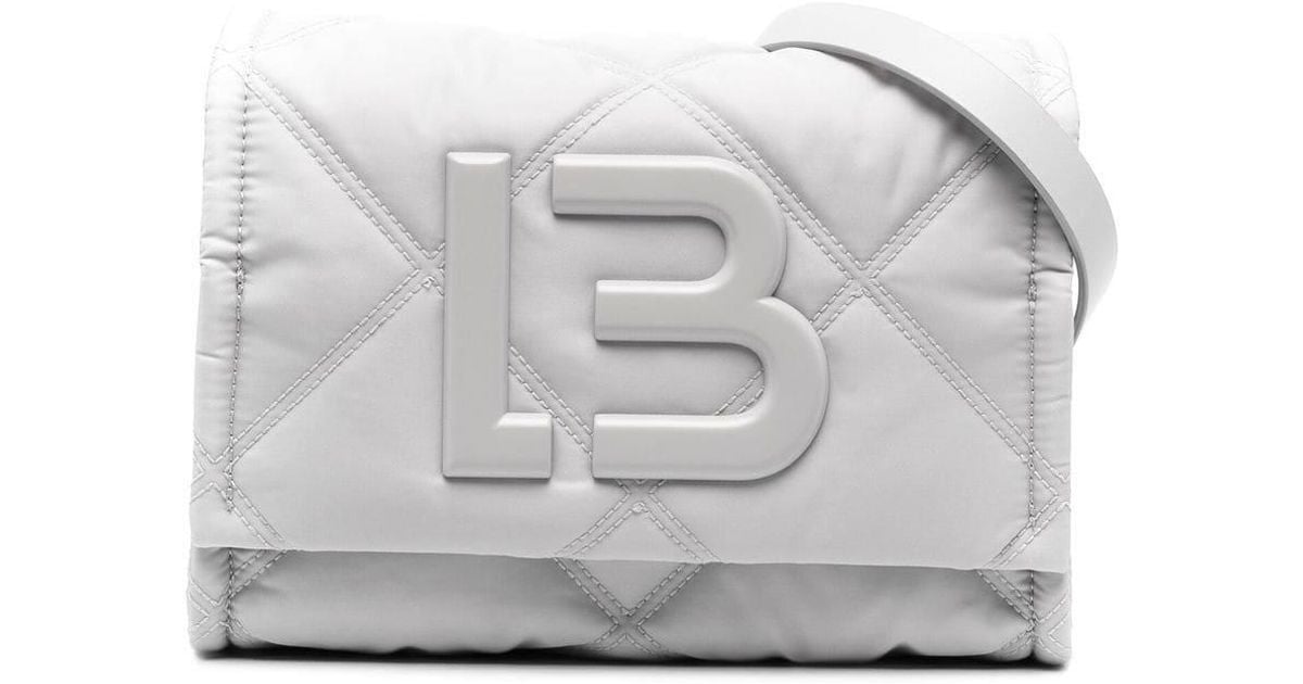 Bimba Y Lola logo-print Leather Sling Bag - White