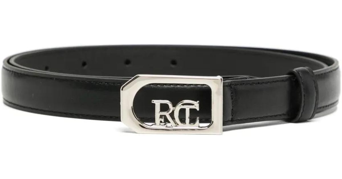 [RECTO] / ☆ RC LOGO DADDY BELT / BLACK RECTO. Rc Logo Daddy Belt in White | Lyst