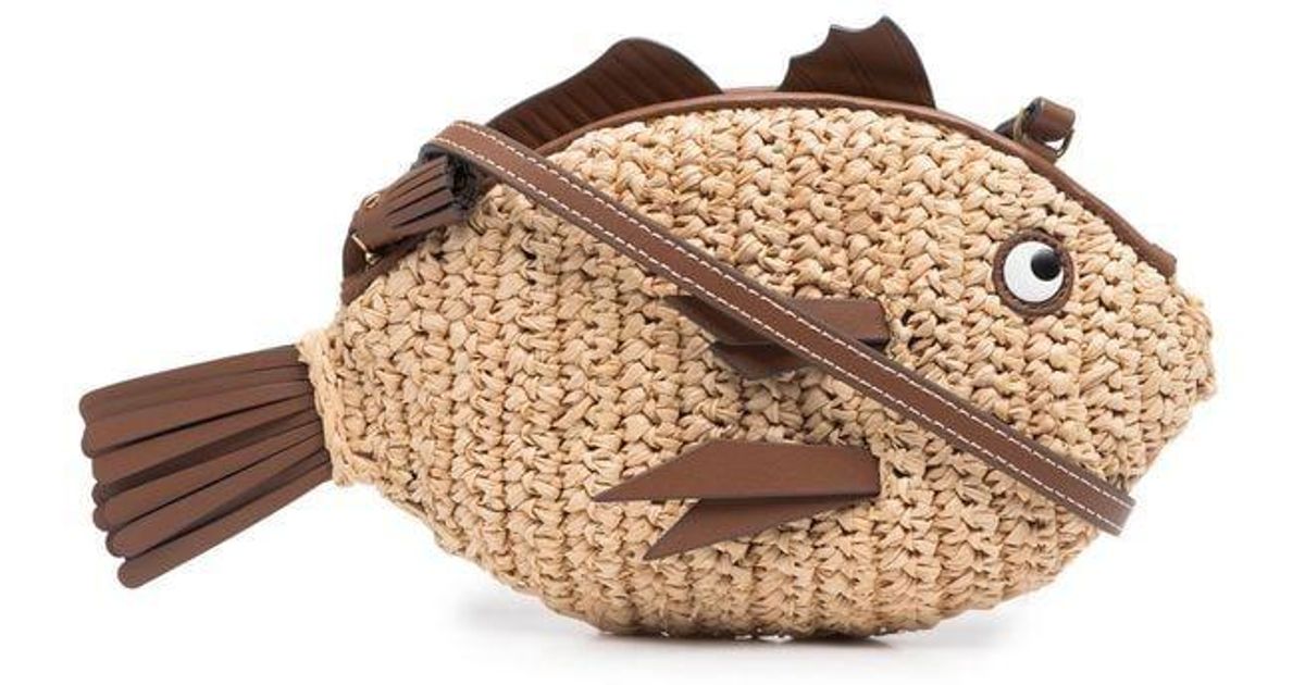Anya Hindmarch Fish Crossbody Bag in Natural Lyst Australia