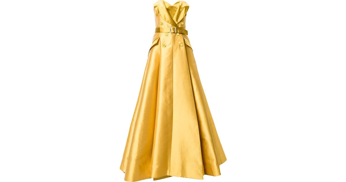 alexis mabille yellow dress