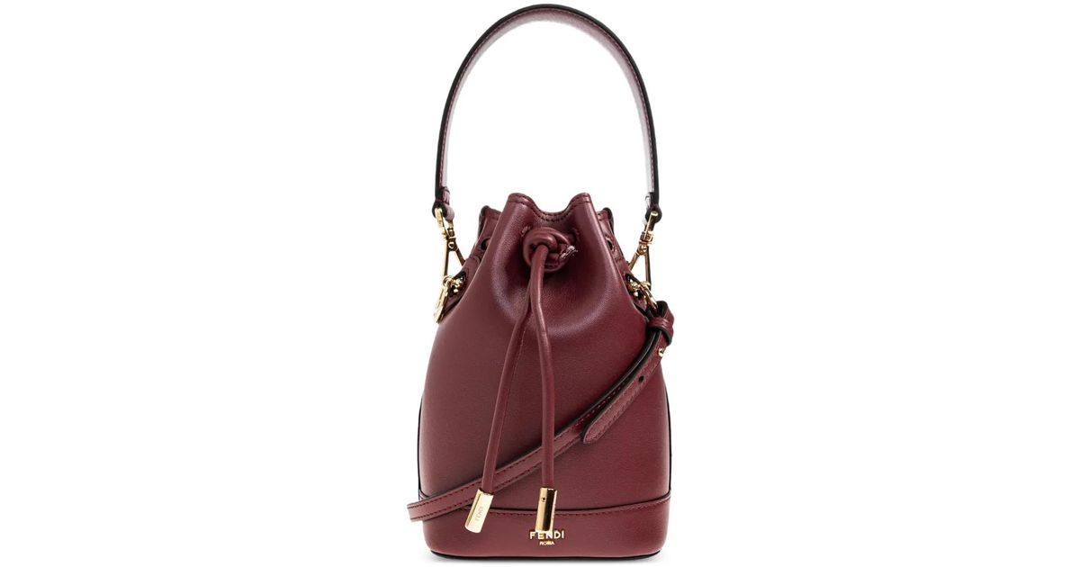 Fendi Mon Tresor Leather Mini-Bag in Purple | Lyst UK