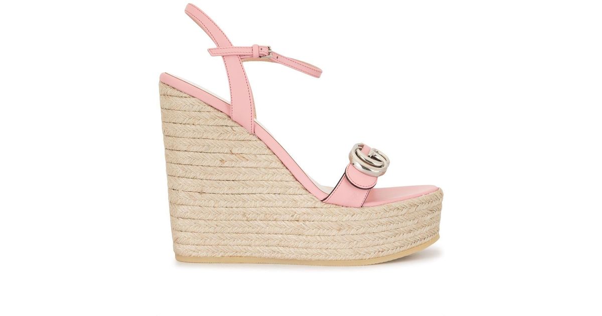 gucci pink espadrilles