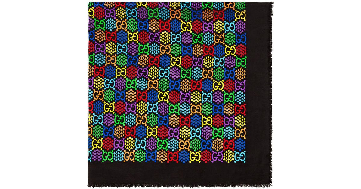 gucci psychedelic scarf