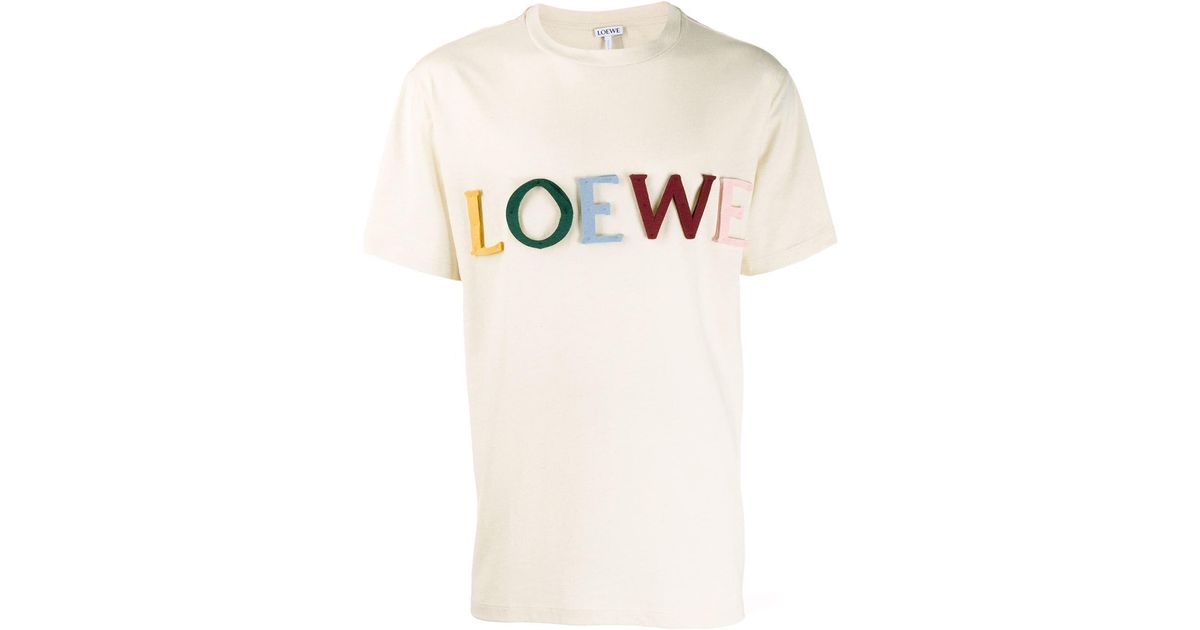 Loewe Cotton Applique Logo T-shirt for 