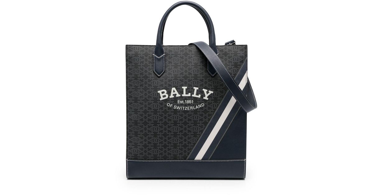 Bally Leather Celmas Tote Bag in Black for Men | Lyst Canada