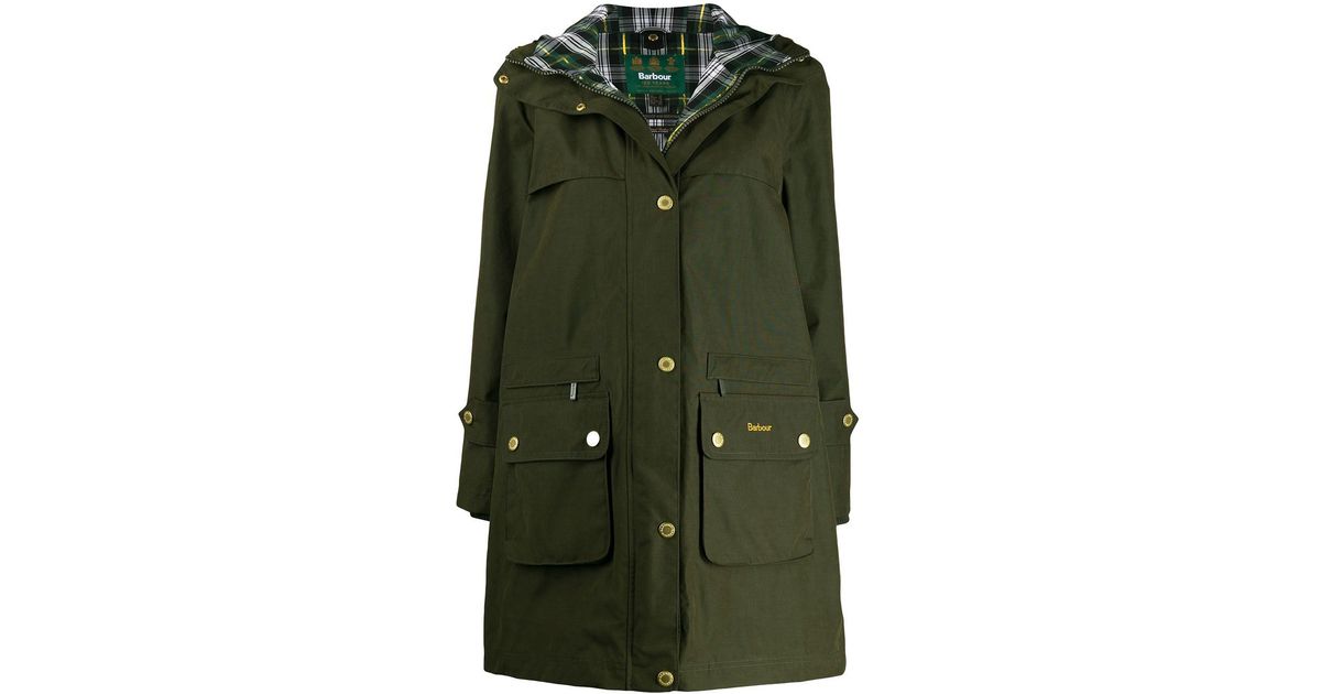 Barbour Synthetic Icons Durham Hooded Parka in Green - Lyst