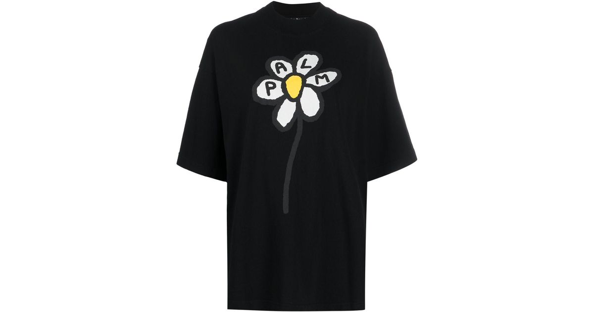 Palm Angels Flower Logo Short-sleeve T 
