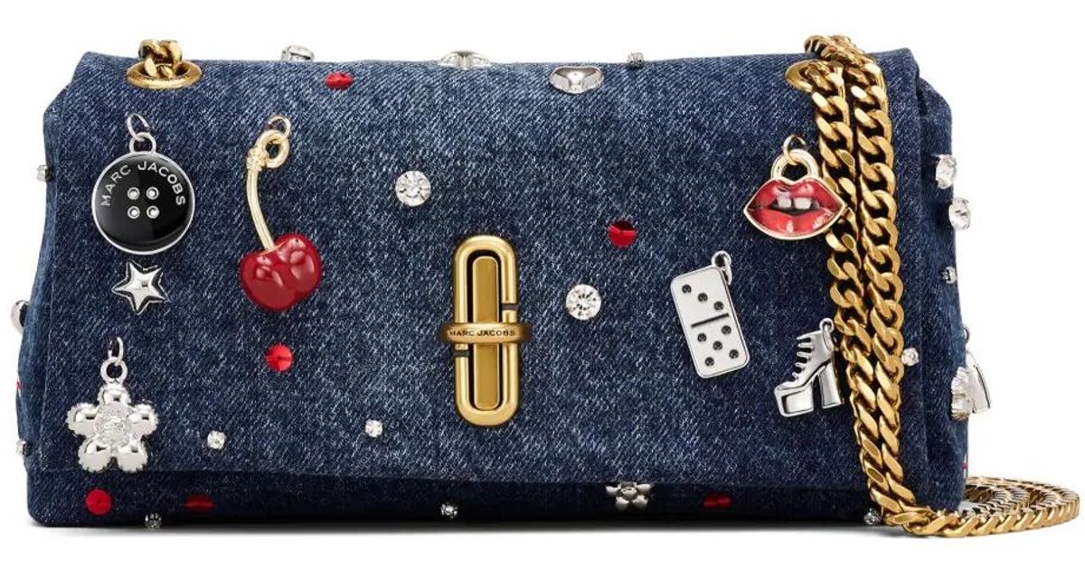 MARC JACOBS ザ トリンケット チャーム デニム スナップショット