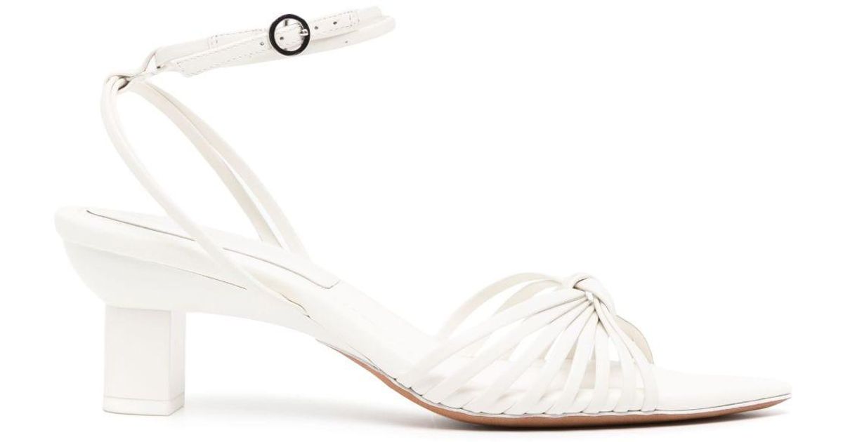 3.1 Phillip Lim Verona 60mm Leather Sandals in White | Lyst