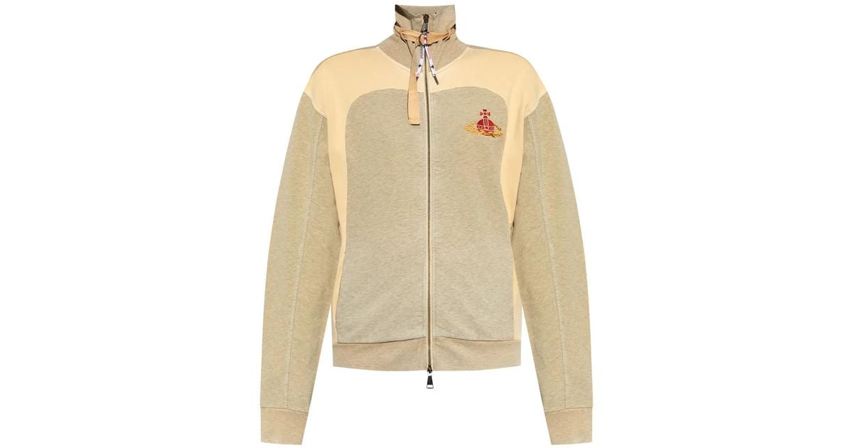 Vivienne Westwood Orb-Motif Track Jacket in Natural | Lyst