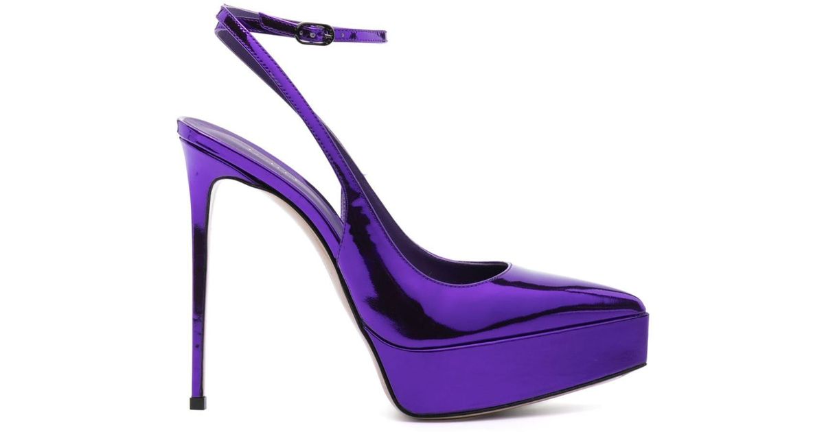 Le Silla Uma 140mm Platform Pumps in Purple Lyst UK