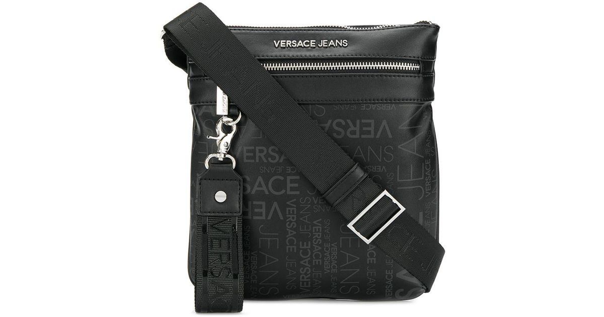 Versace Jeans Couture Messenger Tas in het Zwart voor heren | Lyst NL