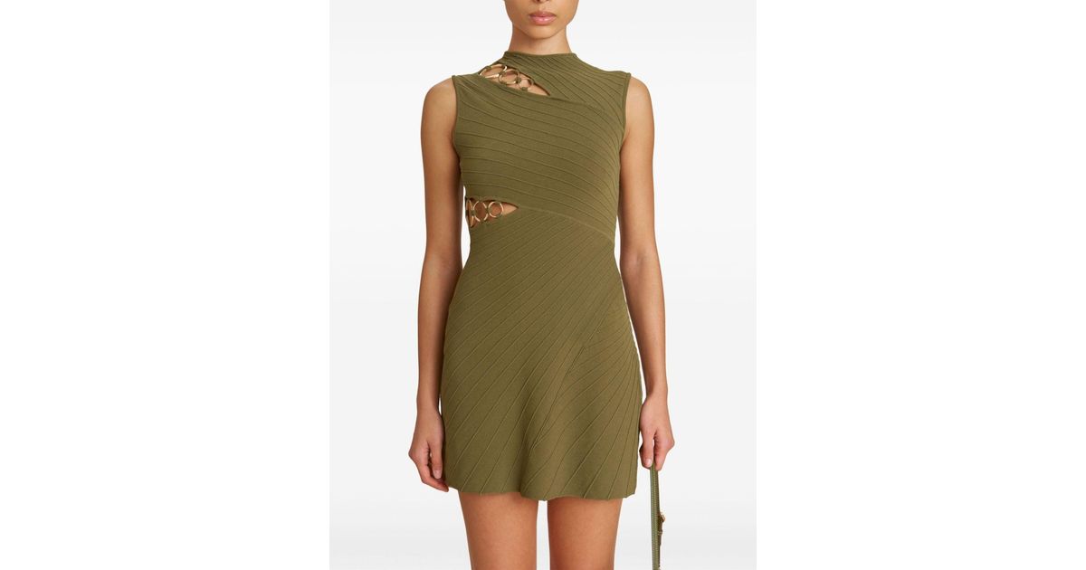 Gaia dress green