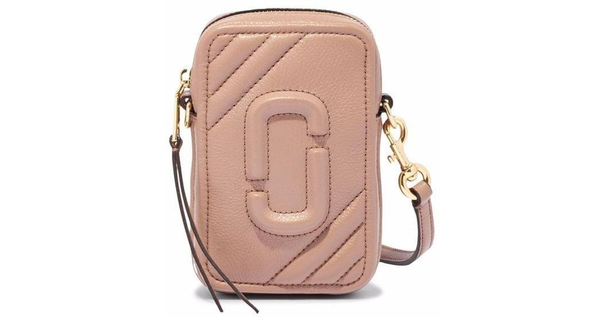 Marc Jacobs Leather The Moto Shot Phone Crossbody Bag | Lyst