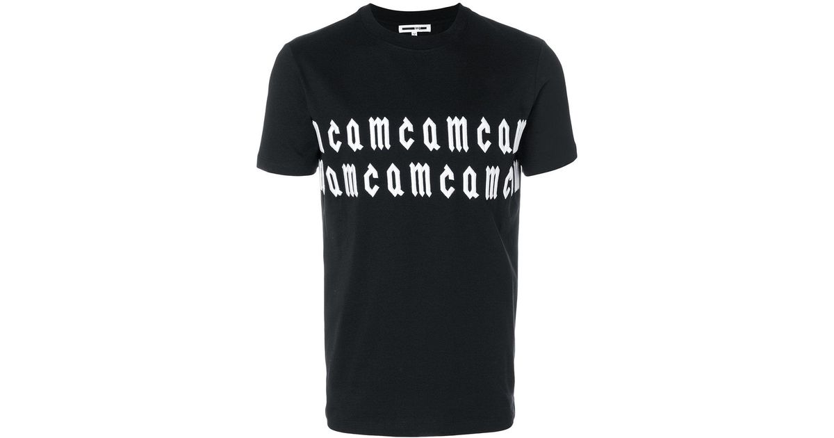 black mcq t shirt