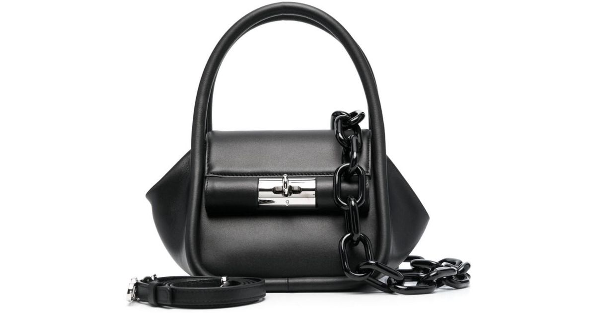 GU_DE Love Bag Leather Tote Bag in Black | Lyst