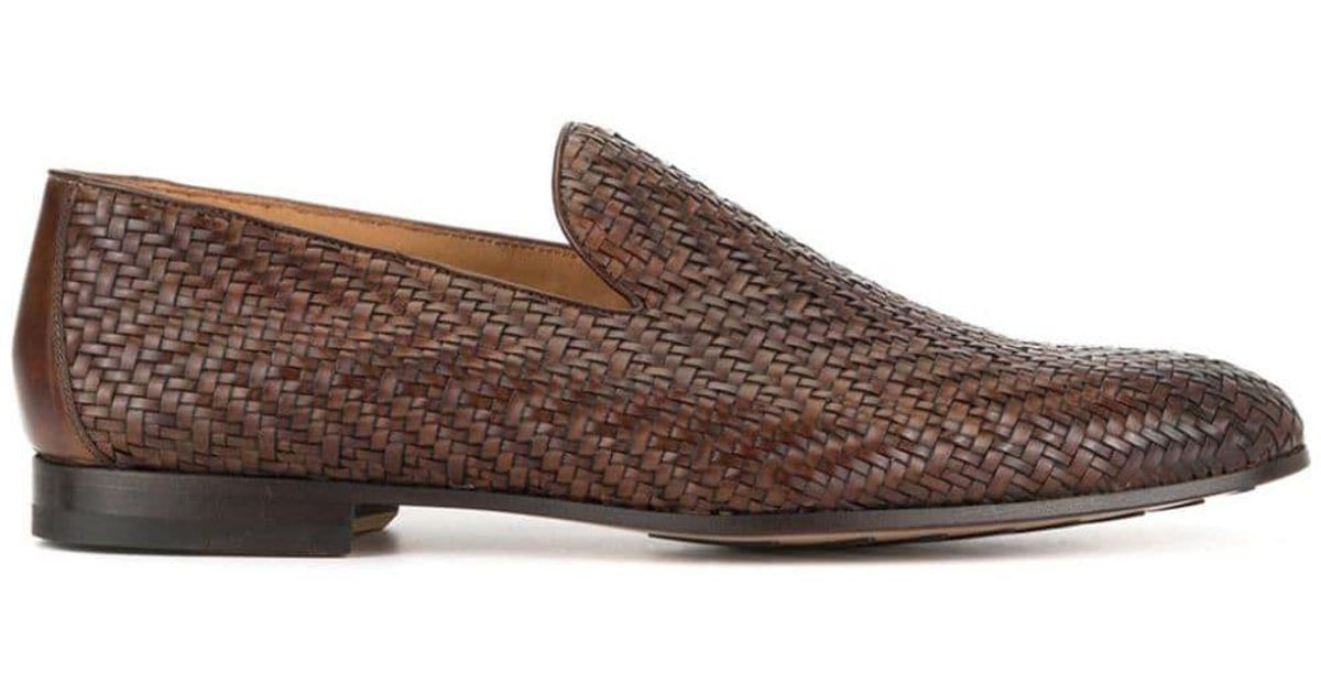 magnanni woven loafer