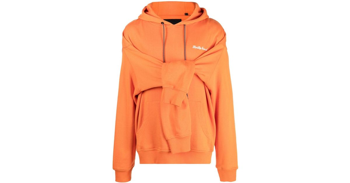 Mostly Heard Rarely Seen double-sleeve Layered Cotton Hoodie - Farfetch
