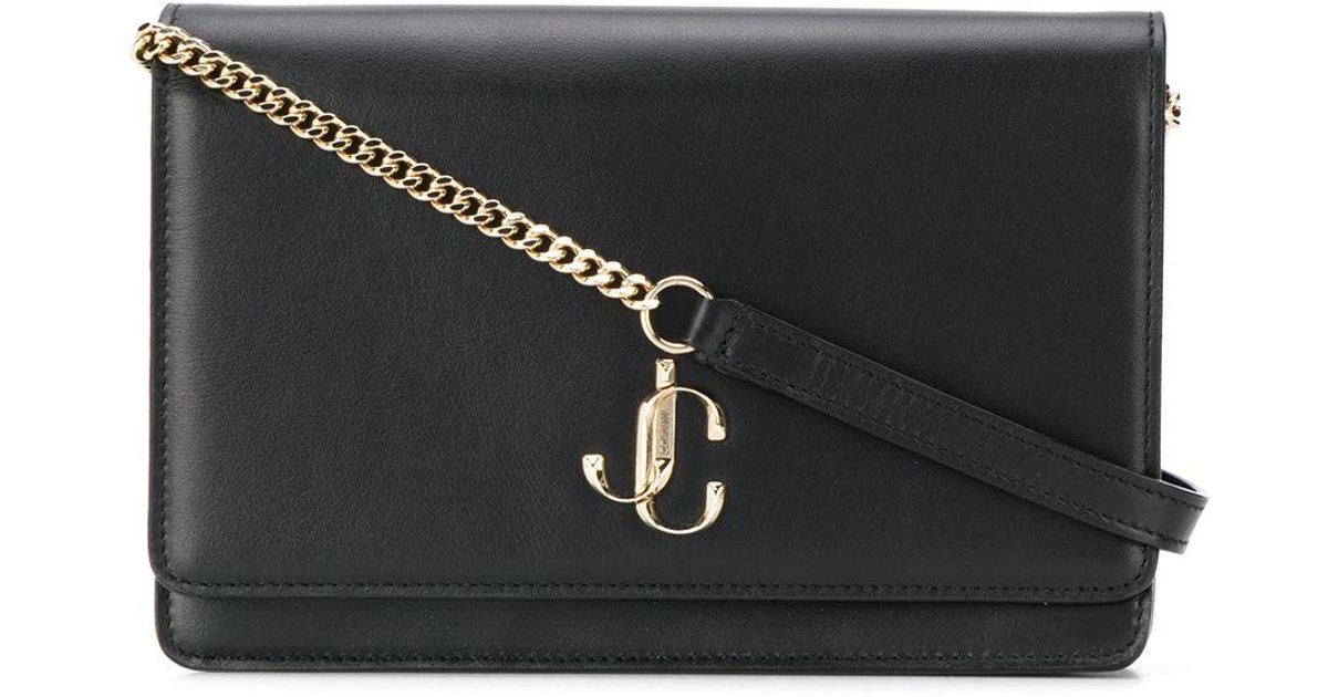 Jimmy Choo Palace Crossbody Bag in Black | Lyst Canada