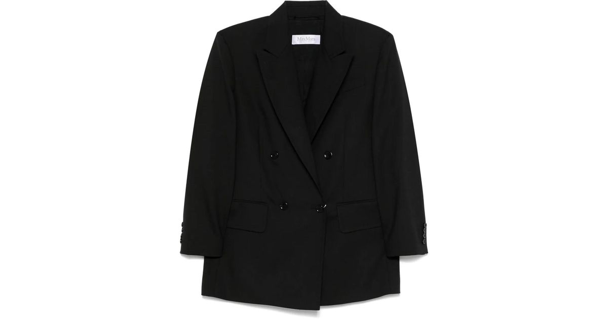 Max Mara Palanca Blazer in Black | Lyst