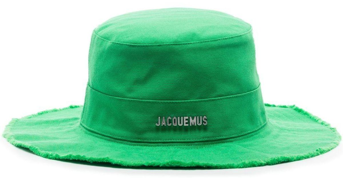 Jacquemus Cotton Le Bob Artichaut Bucket Hat in Green Lyst UK
