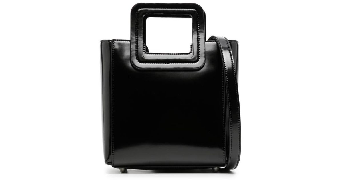 STAUD Shirley Leather Mini Bag in Black | Lyst Canada