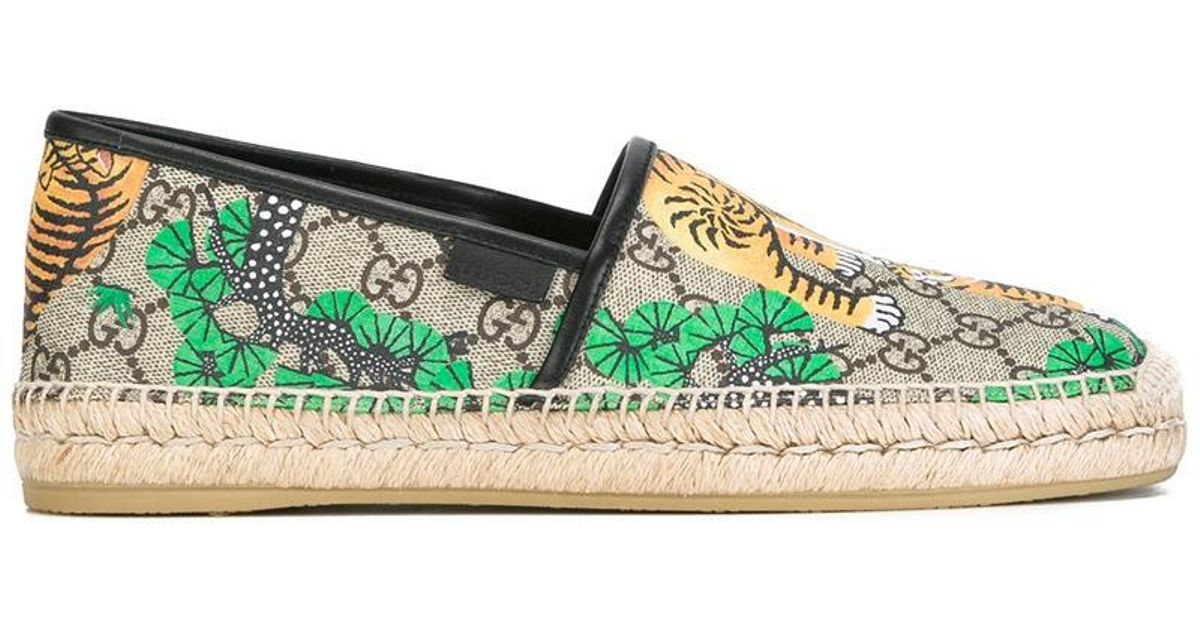 gucci tiger espadrilles