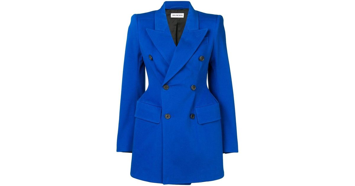 balenciaga hourglass blazer