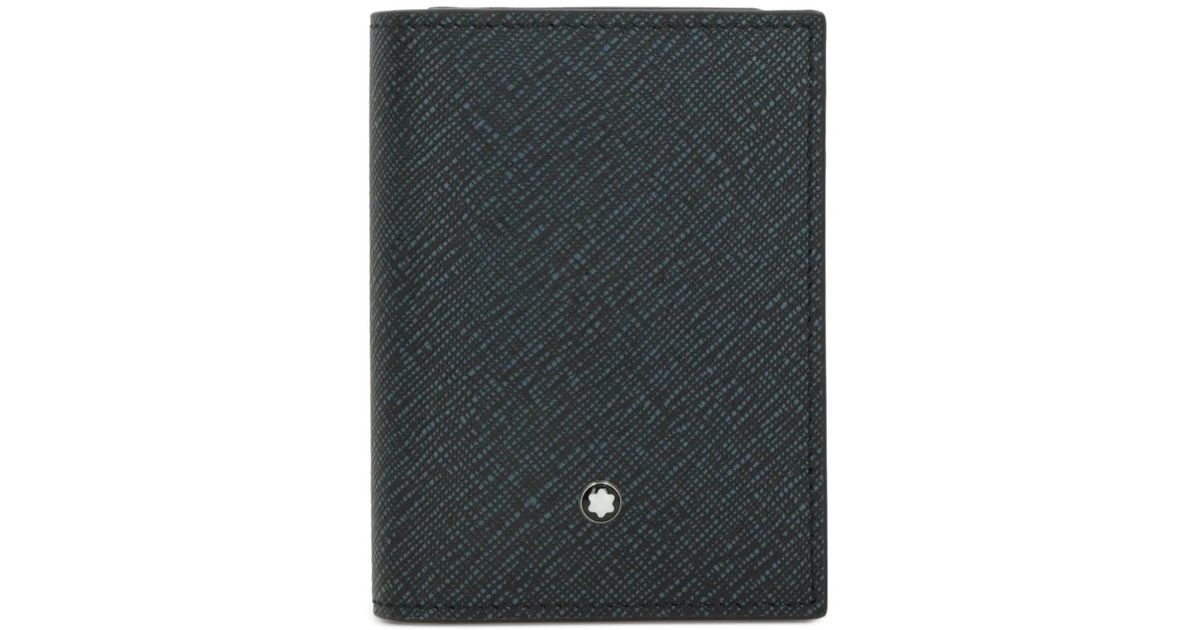 Portefeuille À Plaque Logo Montblanc pour homme en coloris Noir | Lyst