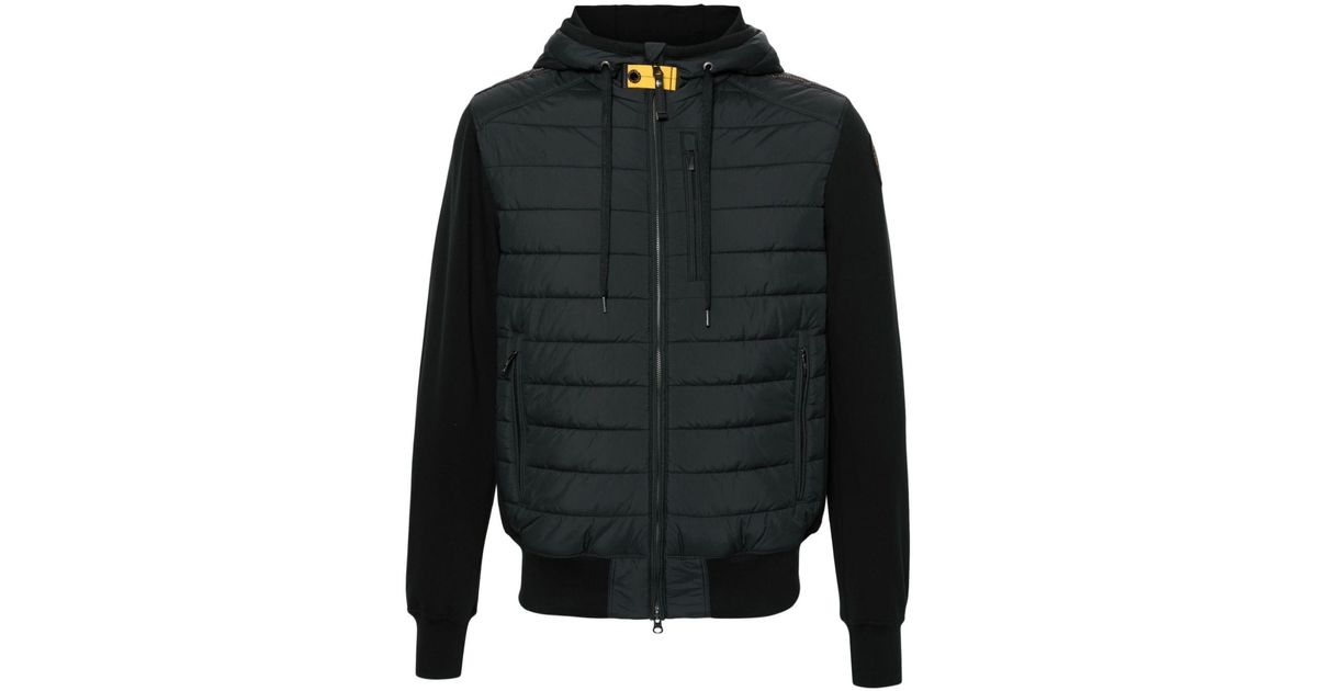 Parajumpers Ivor Padded Hooded Jacket in Black for Men Lyst