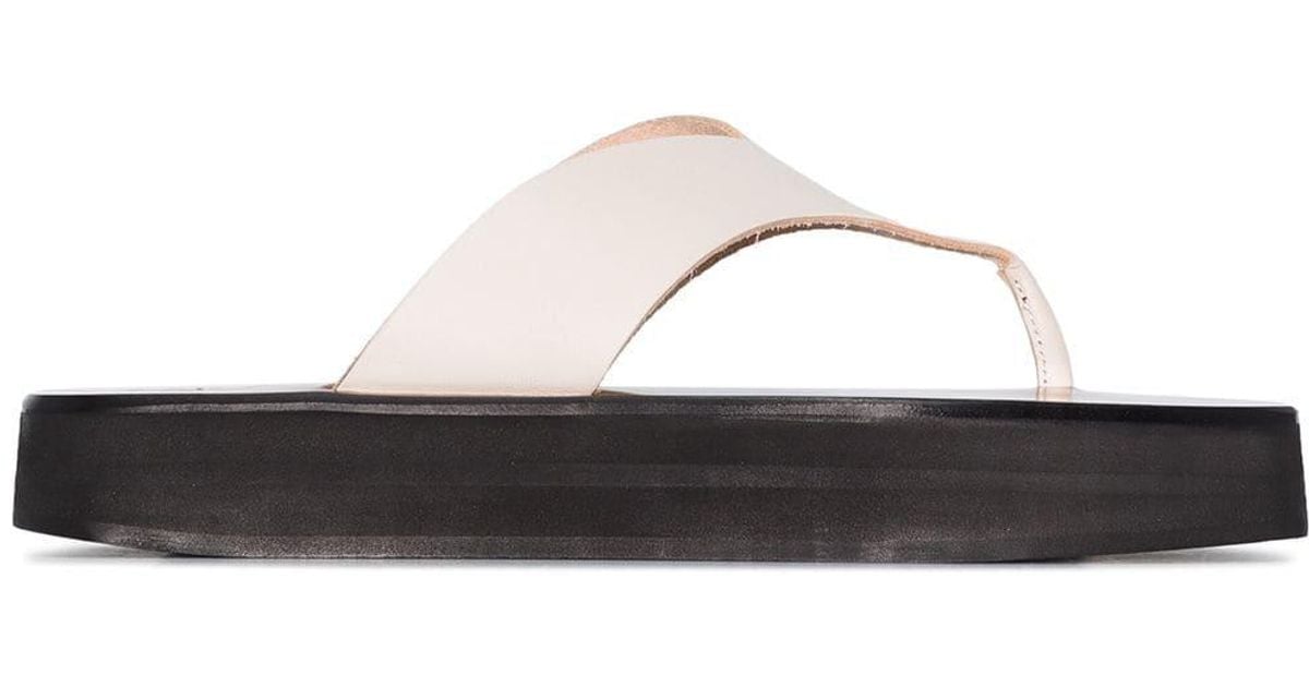 Leather Melitto Flatform Sandals