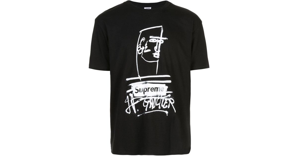 Supreme Jean Paul Gaultier T-shirt in Black for Men - Lyst