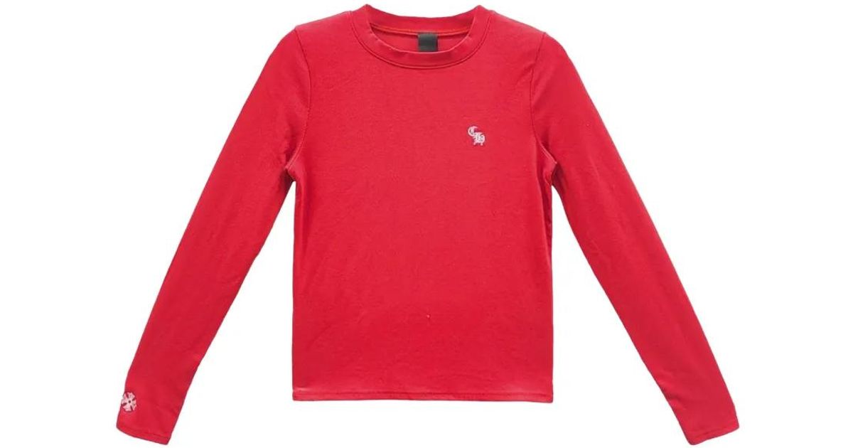 †Chrome Hearts†入手困難なBad Seed ロンT Chrome Hearts Bad Seed Ch Long-Sleeve T-Shirt in Red for Men | Lyst UK