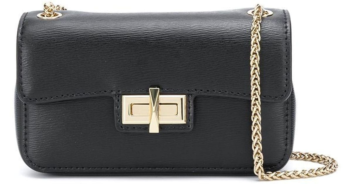 DKNY Jojo Embossed Leather Crossbody Bag in Black Lyst Canada