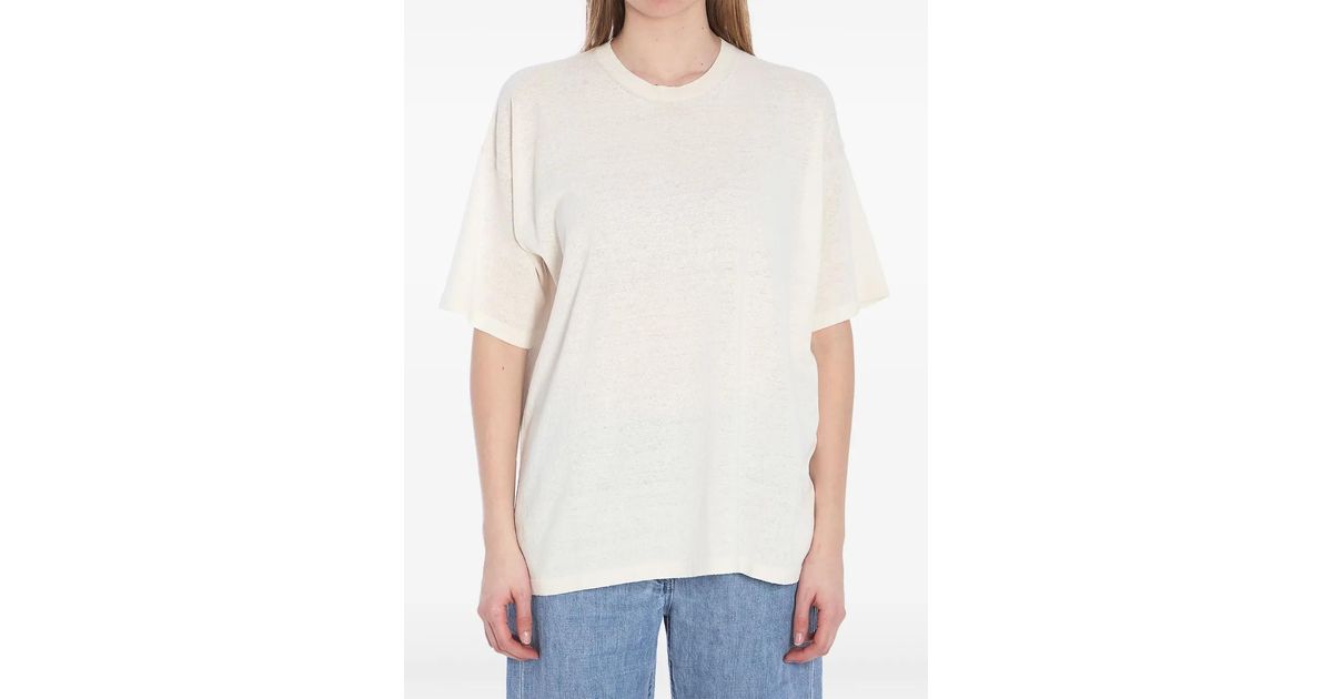 【関税&送料込】The Row Jockton T-Shirt The Row Jockton T-Shirt in White | Lyst UK