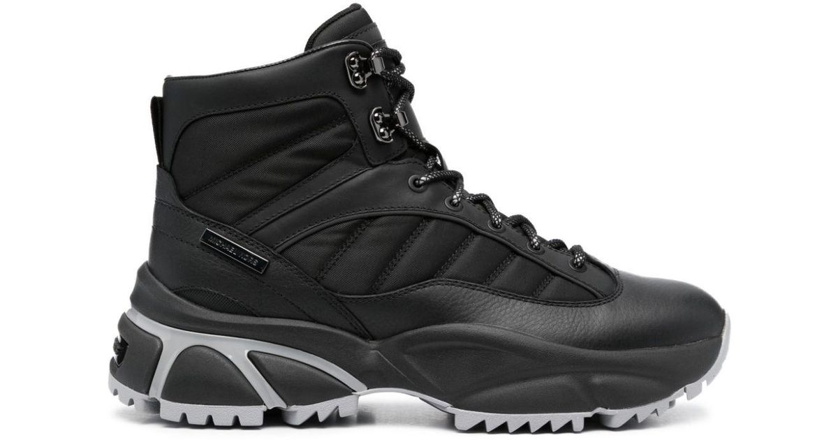 michael kors lace up boots