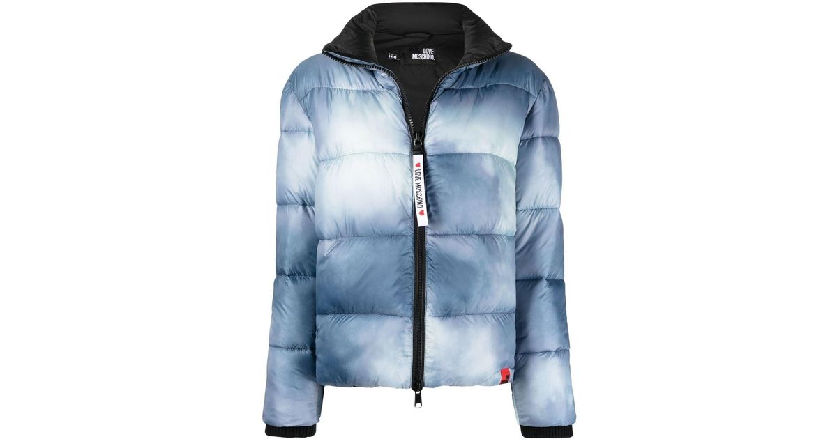 love moschino puffer jacket women's