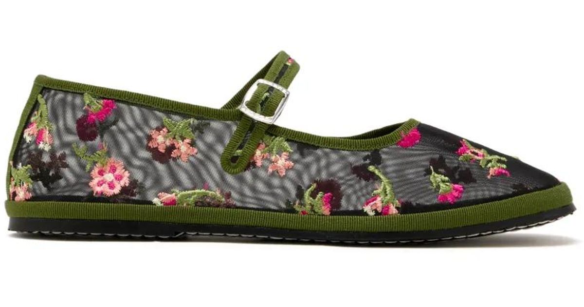 Capulet Bambina Nerina Ballet Flats in Green | Lyst Australia