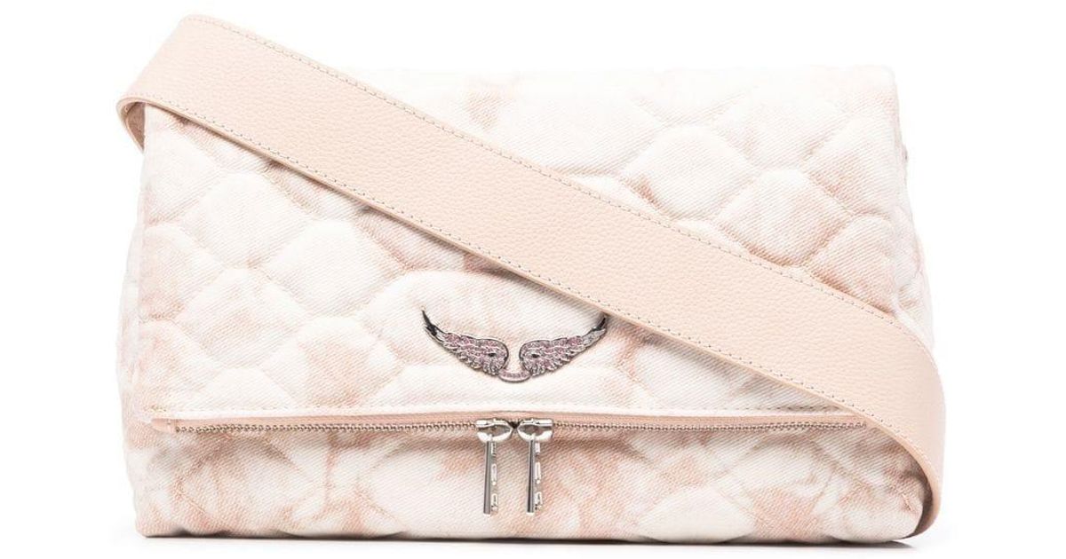 Zadig & Voltaire Rocky Xl Shoulder Bag in White Lyst UK