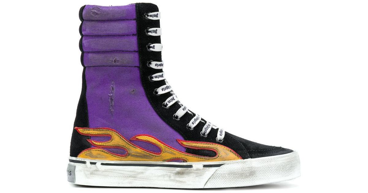 Sneakers altePalm Angels in Pelle | Lyst