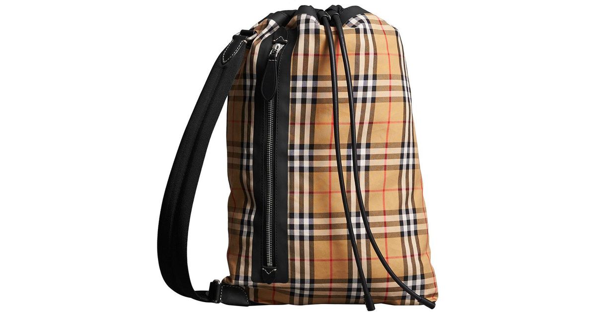 burberry medium vintage check duffle
