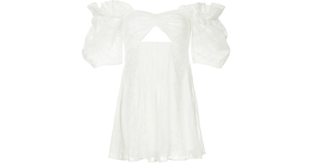 alice mccall sunday rose dress white