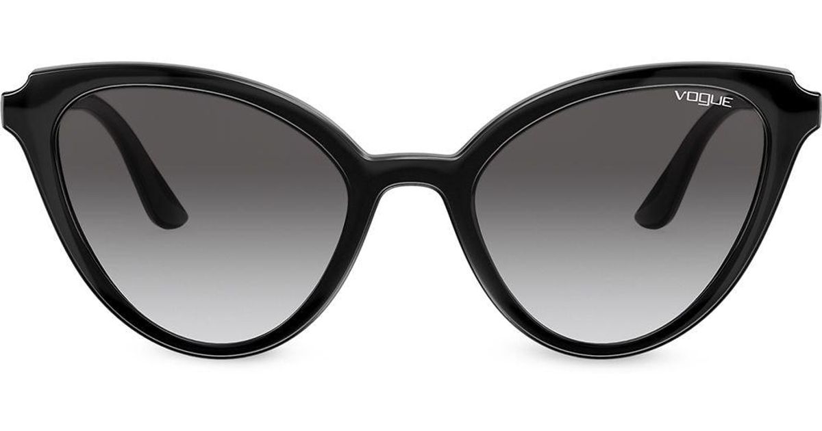 Vogue Eyewear Mod Cut Cat-eye Frame Sunglasses in Black - Lyst