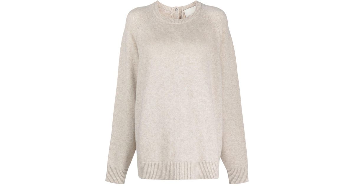 ISABEL MARANT press-stud fastening jumper - Neutrals