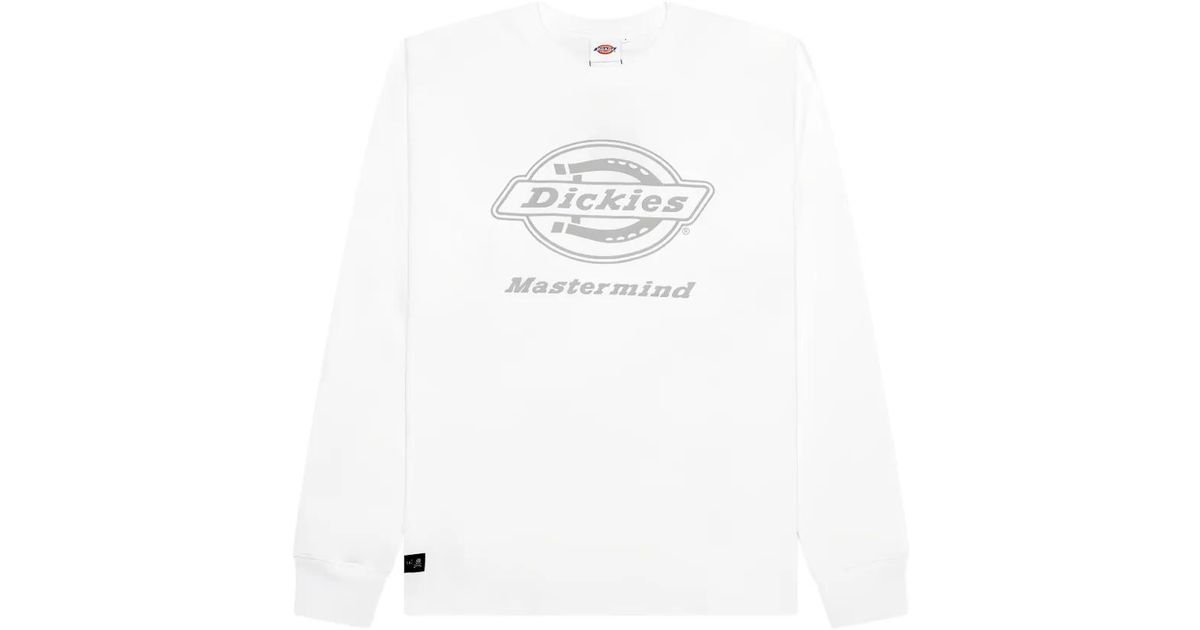 Mastermind Japan X Dickies Skull Logo T-Shirt in White for Men | Lyst