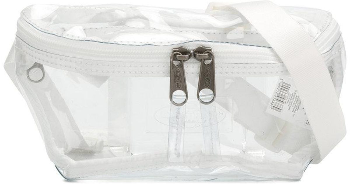 eastpak clear fanny pack