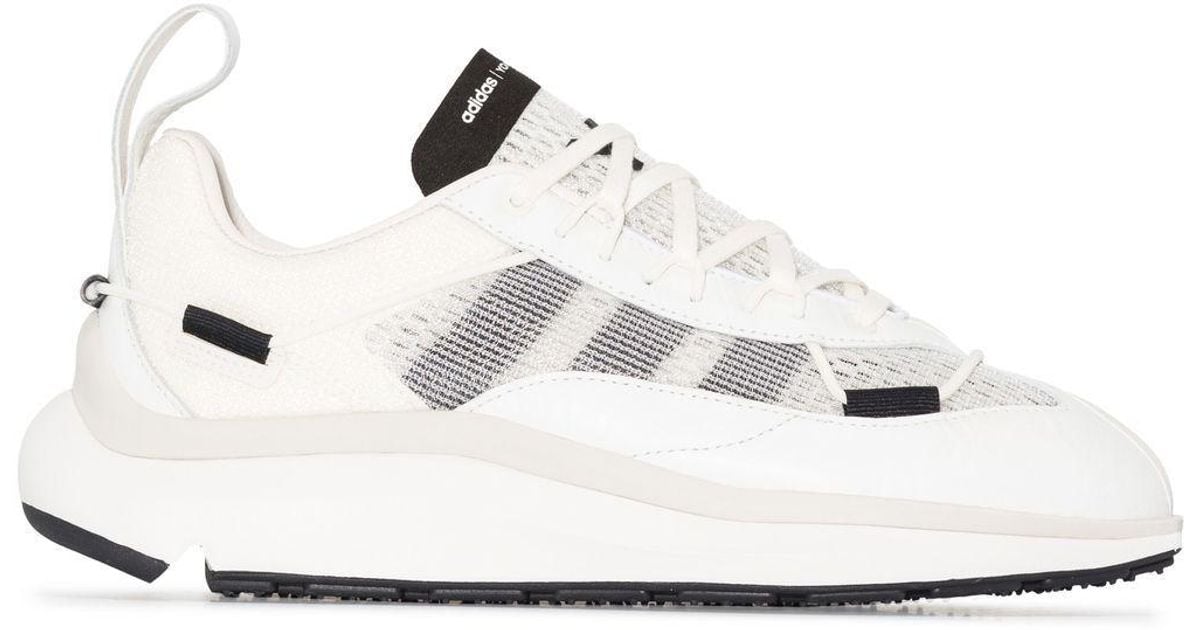 Y-3 Shiku Run Lace-up Trainers in White | Lyst