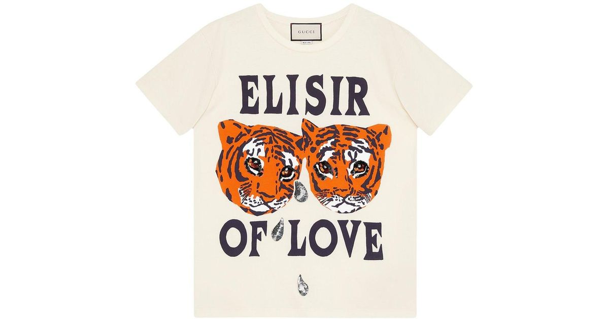 gucci t shirt with tiger